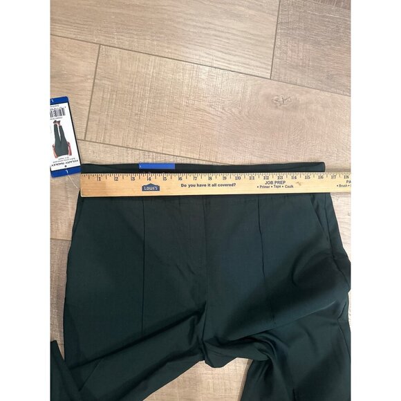 Hilary Radley Women's Stretch Slim Fit Trousers Dark Green With Pockets NEW LARG - Picture 7 of 11